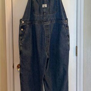 Lee Dark Blue Denim Overalls